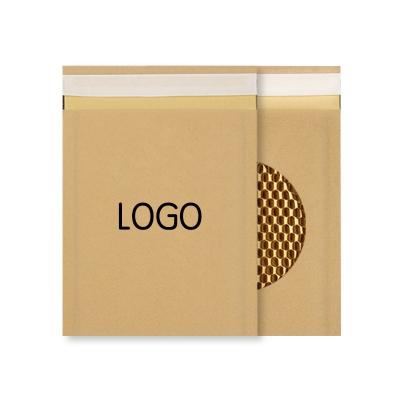 China Offset Printing Biodegradable Honeycomb Paper Bag Custom Mail Transport Bag Recyclable for sale