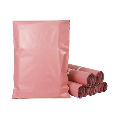 China Tear Resistant Pink Poly Mailer Bags Pink Shipping Bags Self Sealing Closure for sale