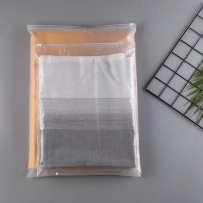 China EVA D2W Biodegradable Custom Frosted Zipper Bags Screen Printing / Gravure Printing for sale