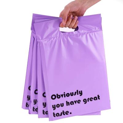 China Self Adhesive PE Biodegradable Mail Package Bag Custom Shipping Bags for sale