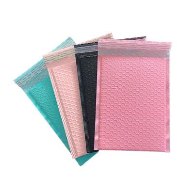 China Polyethylene Plastic Poly Envelope Bubble Wrap Bags Tear Resistant Shock Absorption for sale