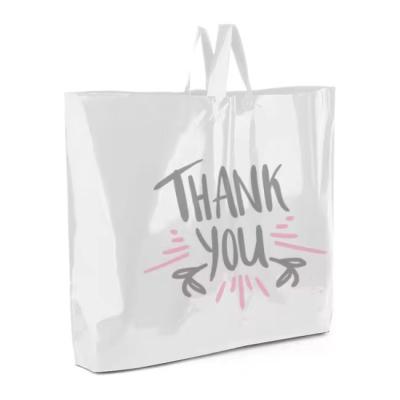 China Recyclable Plastic Bag With Handle Mailing Bags Personalised Tear Roof / Waterproof for sale