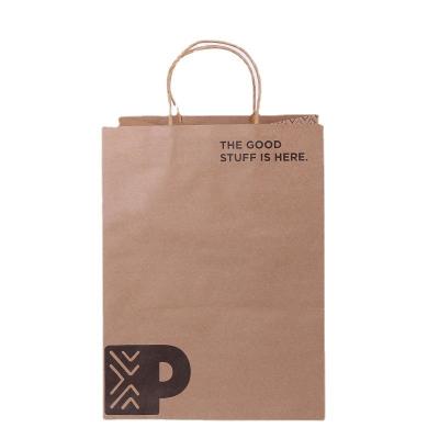 China OEM ODM Flexo Pringting Paper Shopping Bags With Handles for sale