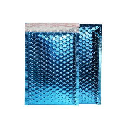 China Deep Blue Durable Shockproof Aluminized Film Bubble Bags For Optimal Packing for sale