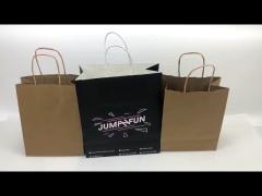 OEM ODM Flexo Pringting Paper Shopping Bags With Handles