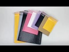 6x10 Black Bubble Poly Mailers Tear Resistant Clothing Packaging