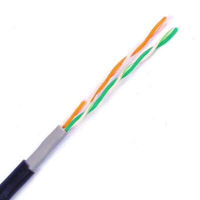 China Internet 4*0.5 24AWG 99.99% 305m High Quality Bare Copper Two Pair Telephone Cable for sale