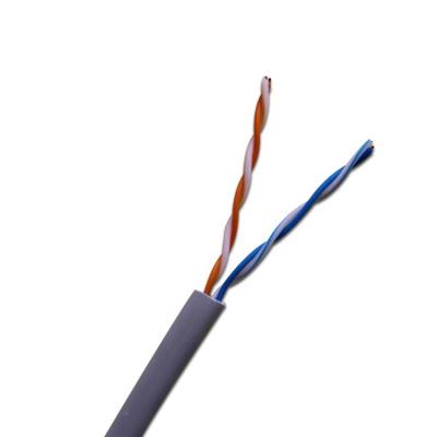 China Hot selling 2 pairs of utp cat5e cable 2 pairs of telephone cable 0.50mm for sale