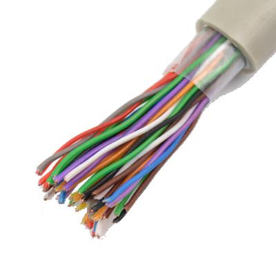 China PVC/LSZH/PE Multipair Network Lan Ethernet Cable Cat 5e UTP Indoor Roll Pairs 25 50 Pairs 100 Pairs for sale