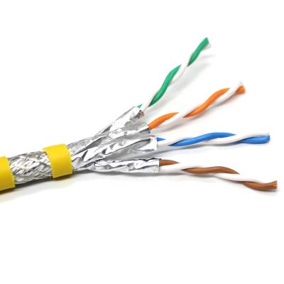 China PVC/LSZH Utp Sftp 45 Cat6A Cat7 Cat8 Fluke 305M/500M Network Communication Lan Copper Cable Rj Cable Cat6A Cat7 Cat8 for sale