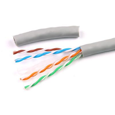 China PVC or LSZH clean OEM logh utp ftp stp 23awg solid copper communications cable cat6a netlink for sale