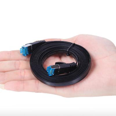 China Because Cat5E Cat6 Rj45 Flat Patch Cord Ethernet Network Cable UTP Cat5 Cable Patch Cord High Quality Price for sale