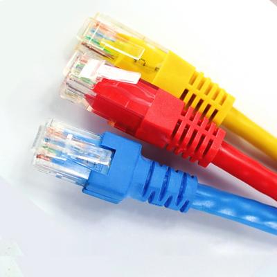 China CCA rj45 ethernet cable 1m 2m 3m 5m 1m-50m cat6 patch cable utp patch cord cable for sale