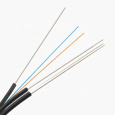 China FTTH Factory FTTH Drop Wire G657A Flat Fiber Optic Cable for sale