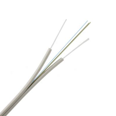 China Indoor fiber entry home 1F 1core GJFXH 1 core F G652D G657A G657A1 FRP LSZH ftth drop fiber optic cable price for sale