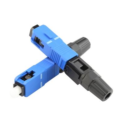 China FTTH LC Fast Connector 0.9mm Cable Multimode Fiber LC OM3 Fast Connector Fiber Optic Fast Connector for sale