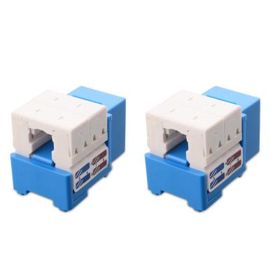 China High quality modular jack cat5e cat6 rj45 crown rj45 female utp structure wiring system trapezoidal 90 degree jack for sale