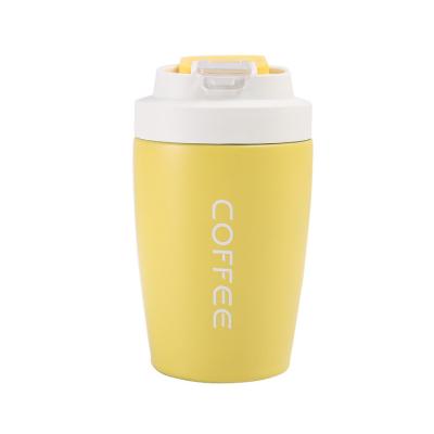 China New Customized 304 Stainless Steel Insulation Coffee Mug Double Layer Vacuum Insulation Viable Customized Portable Mugs for sale