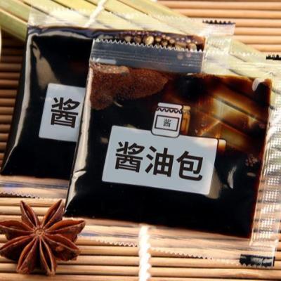 China Ramen Soy Sauce Condiment Set Dried Dark Noodles / Sushi / Instant Rice Soy Sauce Sachets Cooking for sale