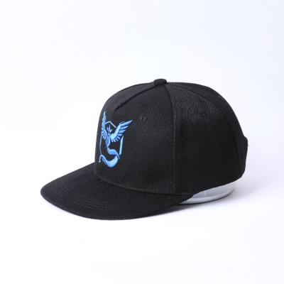 China COMMON Custom Fashion Plaid Brim Snapback Hat Black Embossed Flat Hats Bulk New for sale