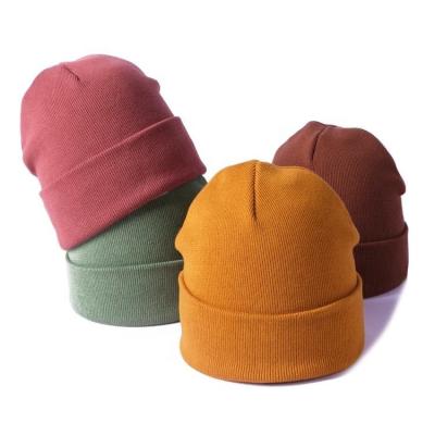 China COMMON Warm Plain Unisex Beanies Hats With 100% Cotton Organic Winter Products Women Hats for sale