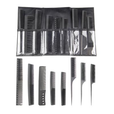 China Professional Salon Barber Styling Cutting Tools New Arrival 25 Pcs Hairdressers Comb Set Variety Pack Great For All Hair Types And Styles for sale