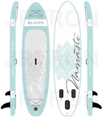 China 2021 Jrtron Flower 10' 5 Unisex Double Layers All Round Dot SUP Inflatable Rack Drop Up Paddle Boards ISUP Surfboards for sale