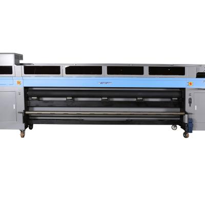 China High resolution 3.3m industrial large format UV wallpaper roll to roll printer, with ricoh gen5 printing backlit film for sale