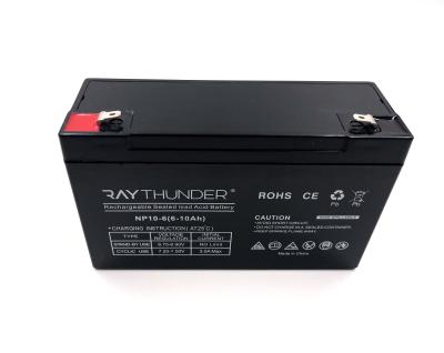 China Toys flooded lead-acid solar battery/6 volt lead-acid lead-acid battery-N battery/6V 10Ah for sale