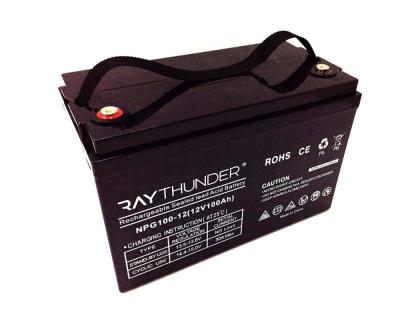 China Toys 12V100AH ​​Lead Acid Battery Deep Cycle Battery Solar Battery-H for sale