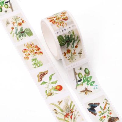 China Japanese Paper Tape Waterproof Die Cut DIY Scrapbooking Decor Printing Custom Stamp Washi Tape for sale