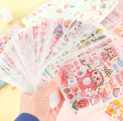 China Waterproof Custom Printing Paper Label Sheets Logo Adhesive Kiss Cut Stickers for sale