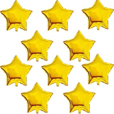 China Allinthree 18 Inch Self-Sealing Factory OEM ODM Foil Star Foil Gold Balloon For Event Decoration for sale