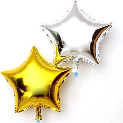 China Allinthree factory auto shutter OEM ODM 18 inch aluminum foil color star balloon for event decoration for sale