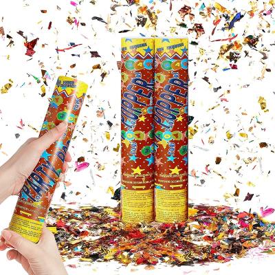 China Ceremony Allinthree Factory Sale Air Twist Party Confetti Cannon Snap Confetti Shooter for sale