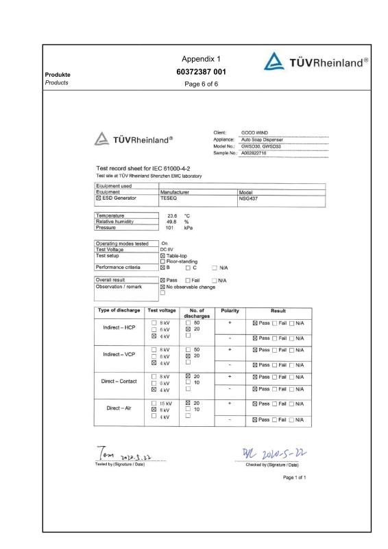 EMC - Shenzhen Goodwind Technology Development Co., Ltd.