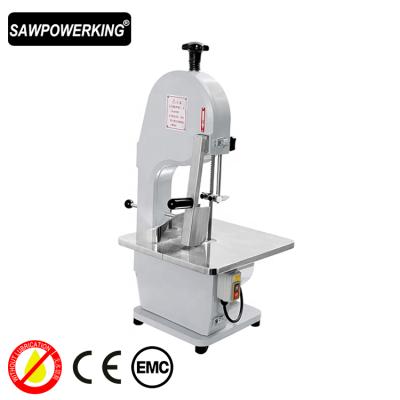 China SAWPOWERKING Frozen Canner Meat Bone Cutter Kitchen Band Saw Machine for sale