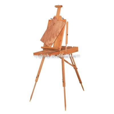 China 2020 Popular High Quality Professional Easel Artists Painting Wooden Box For Painting Fashion Painting Wooden Easel For Studio for sale