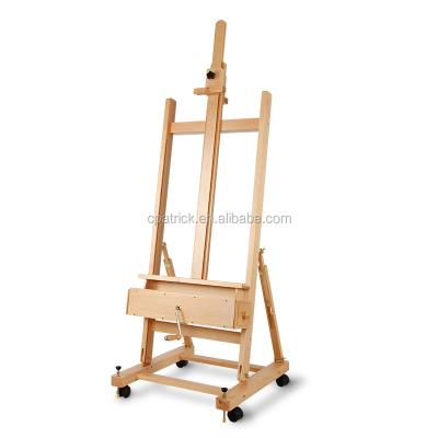 China 2020 Professional Artist Painting Easel Large Beech Wood Easel Master Easel for sale