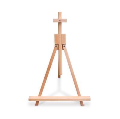 China 2021 Painting Easel Best Selling Art Supplier Folding Beech Adjustable Tripod Display Stand for Painting and Showing for sale