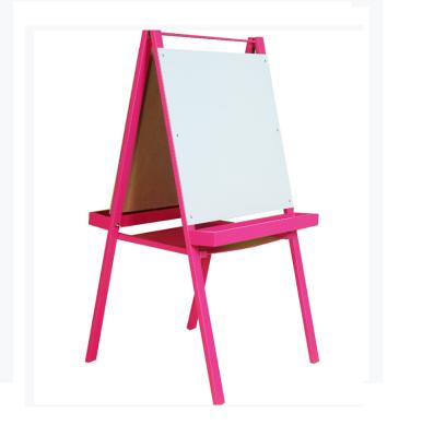 China 2021 Painting Easel Dual Art Easel Adjustable Sided Chalkboard and Magnetic Dry Erase Board for Kids Painting for sale