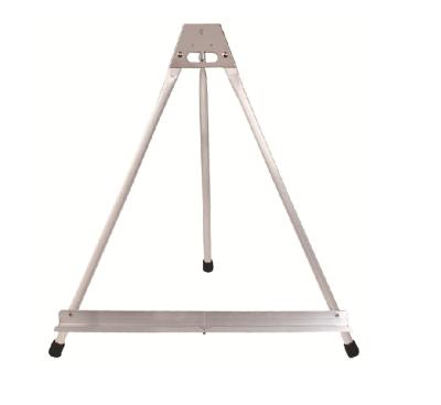 China 2021 Portable Table Top Painting Easel Amazon Artist Silver Aluminum Tripod Stand for Showing and Painting for sale