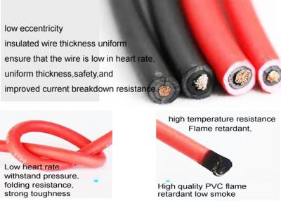 China 4mm XLPE 12AWG PV DC Solar Cable Single Core Flame Retardant For Solar System for sale