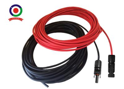 China Outdoor TUV Solar Panel Extension Cable Wire Cord With Connector Adapter Accessory for sale