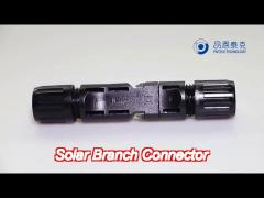 Pc Insulation Solar Branch Connector Ip67 Stable Electrical Properties 4000W