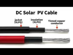 Photovoltaic Single Core Solar Cable 4mm H1Z2Z2-K PV1-F For Solar Panel