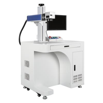 China 20W 30W 50W Air Cooled Mini Fiber Optic Laser Marking Machine for sale