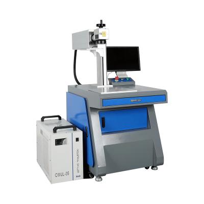 China Water Cooled Specialization in Manufacturing 5W Fiber Laser UV Marking Machine Deep Slit Cutting for Paper Glass Plastic Cloth for sale