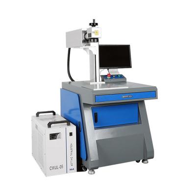 China Water Cooled Specialization in Manufacturing Deep Engraving and Rotating 3W Laser UV Marking Machine for Paper Glass Plastic Cloth for sale