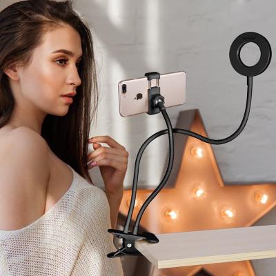 China PORTABLE Led Photography Ring Fill Light With Desktop Cut Out 12w Selfie Fill Light à venda